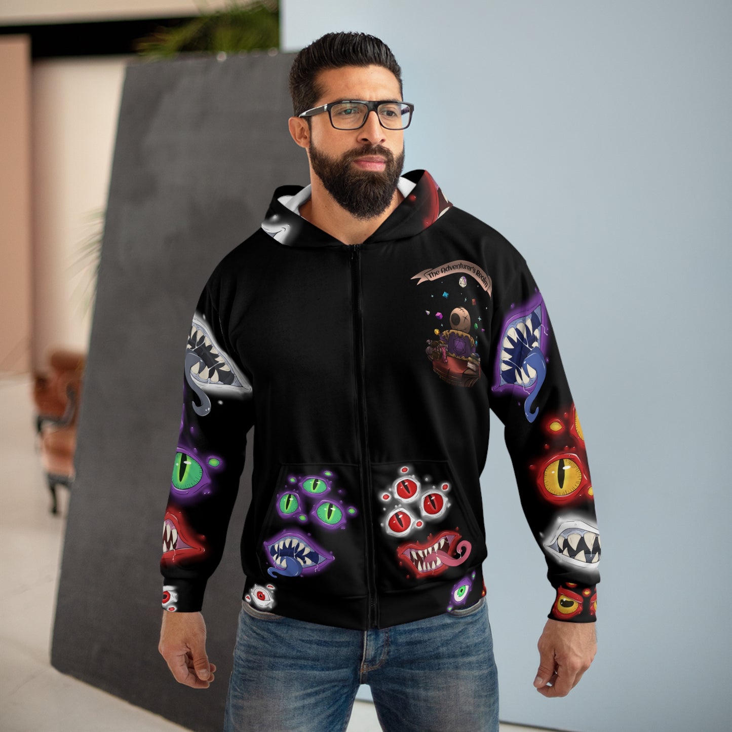 Unisex Zip Hoodie (AOP)
